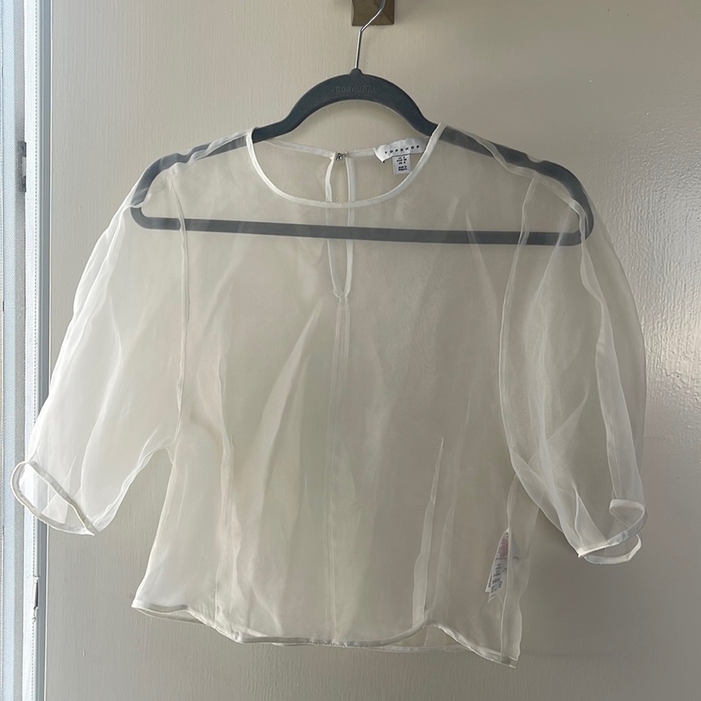 See through top shop shirt!